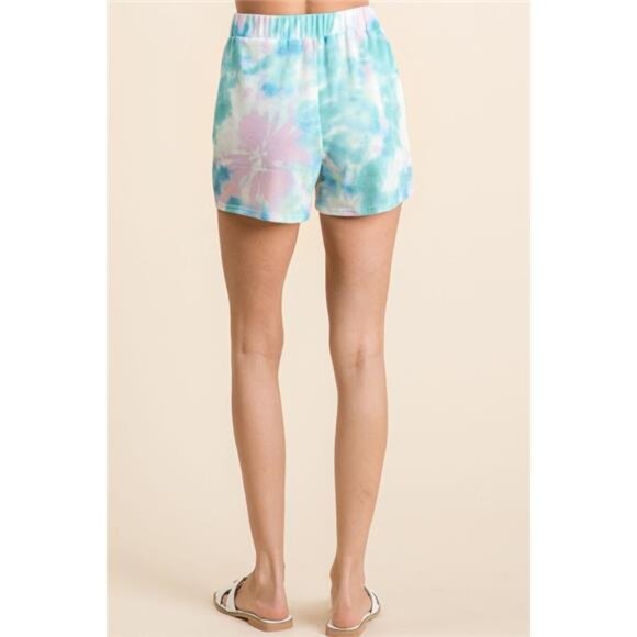 ✨NWT BiBi Tie Dye Print Casual Shorts with Twill - Picture 2 of 11